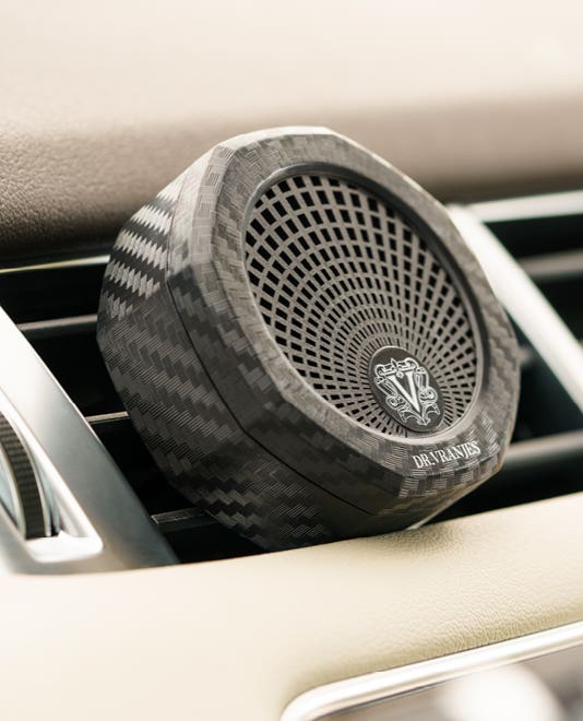 Dr.Vranjes Diffusore per auto Carbonio - Tito Smalti - Profumatore